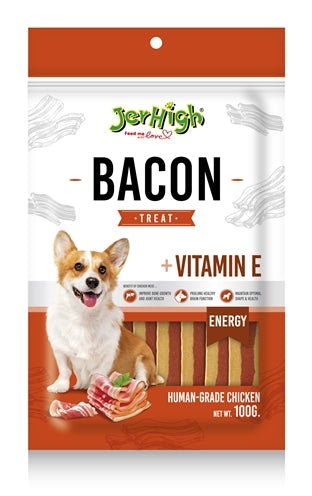 Jerhigh Bacon Treat Met Kip En Vitamine E - Best4pets.nl