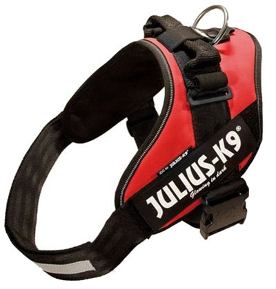 Julius K9 Power - Harnas / Tuig Voor Labels Rood - Best4pets.nl