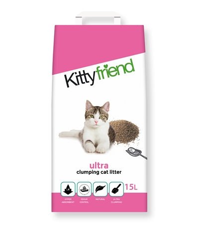 Kitty Friend Ultra Kattenbakvulling 15 LTR - Best4pets.nl