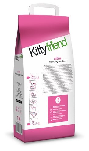 Kitty Friend Ultra Kattenbakvulling 15 LTR - Best4pets.nl