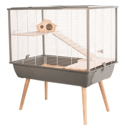 Knaagdierkooi Neo Silta Grijs 78X48X87 CM - Best4pets.nl