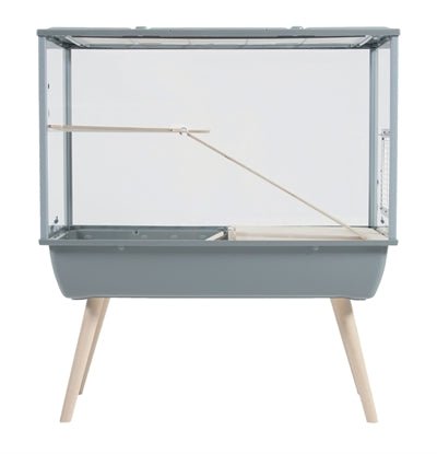 Knaagdierkooi Nevo Palace Plexiglas Grijs 78X48X87,5 CM - Best4pets.nl