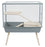 Knaagdierkooi Nevo Palace Plexiglas Grijs 78X48X87,5 CM - Best4pets.nl