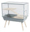 Knaagdierkooi Nevo Palace Plexiglas Grijs 78X48X87,5 CM - Best4pets.nl