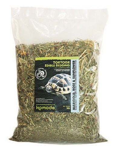 Komodo Eetbare Bedding Schildpad 10 LTR - Best4pets.nl