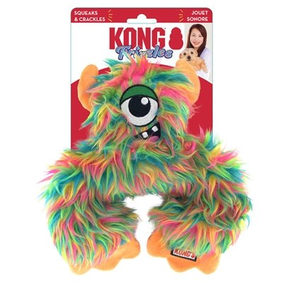 Kong Frizzle Frazzle Met Piep En Kreukelgeluid Verstevigd - Best4pets.nl