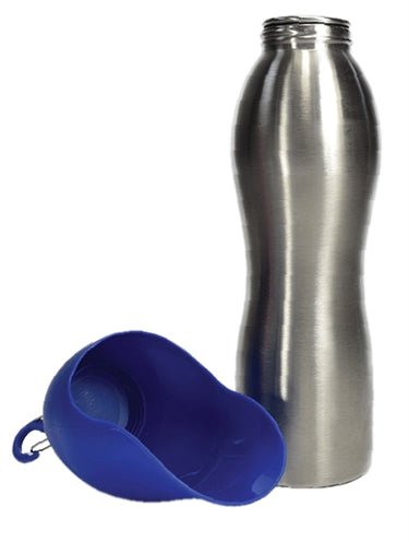 Kong H2O Drinkfles Rvs Blauw - Best4pets.nl