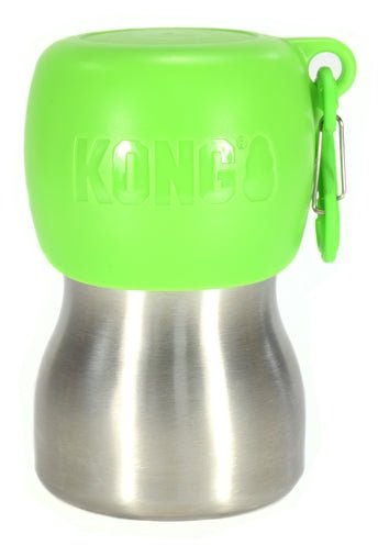 Kong H2O Drinkfles Rvs Groen - Best4pets.nl