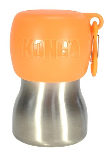 Kong H2O Drinkfles Rvs Oranje - Best4pets.nl