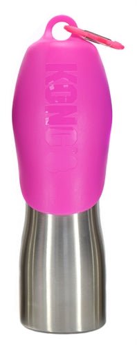 Kong H2O Drinkfles Rvs Roze - Best4pets.nl