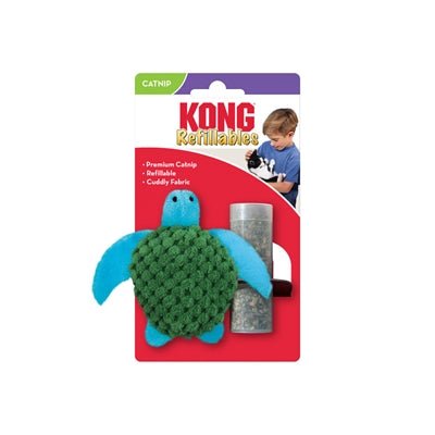 Kong Kat Catnip Turtle 9X1,5X10 CM - Best4pets.nl