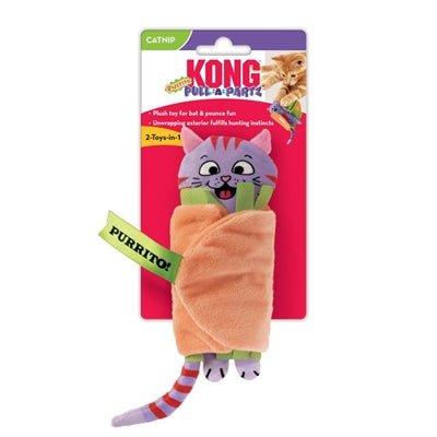 Kong Pull - A - Partz Purrito 14X5 CM - Best4pets.nl