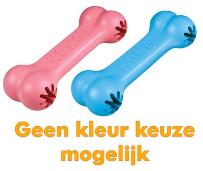 Kong Puppy Goodie Bone Roze Of Blauw Assorti 13X5X3 CM - Best4pets.nl