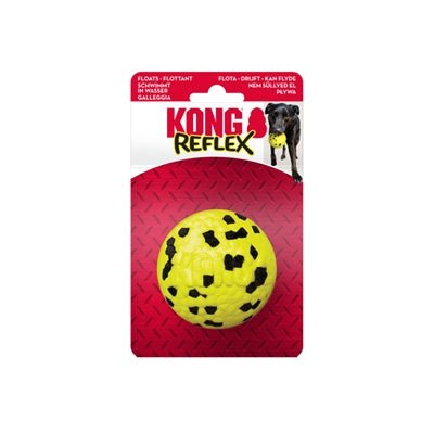 Kong Reflex Bal Geel - Best4pets.nl