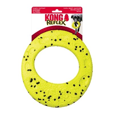 Kong Reflex Flyer Geel - Best4pets.nl