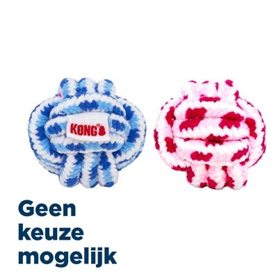 Kong Rope Ball Touwbal Puppy Assorti - Best4pets.nl