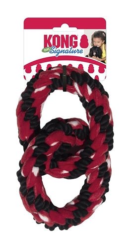 Kong Signature Rope Double Ring 23X23X7,5 CM - Best4pets.nl