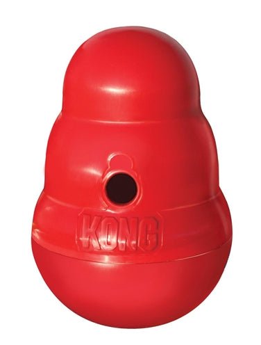 Kong Snack Dispenser Wobbler Rood LARGE 19X13X13 CM - Best4pets.nl