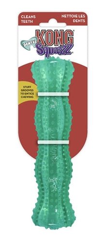 Kong Squeezz Dental Stick Mintgroen 5X5X20,5 CM - Best4pets.nl