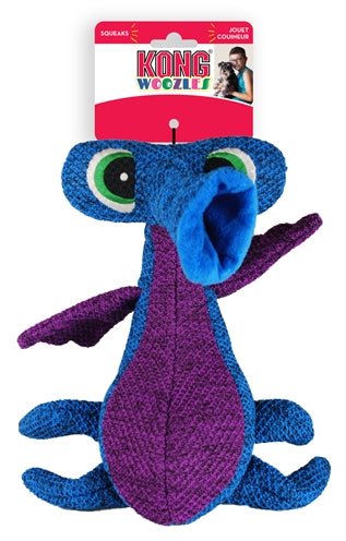 Kong Woozles Alien Blauw 28X19X13,5 CM - Best4pets.nl