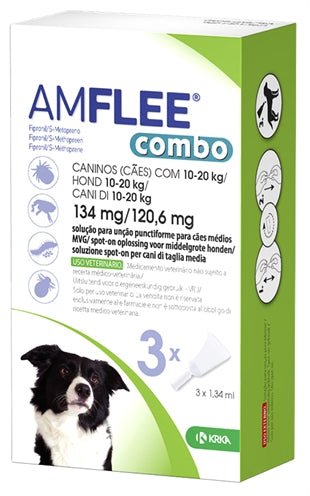 Krka Amflee Combo Spot On Hond - Best4pets.nl