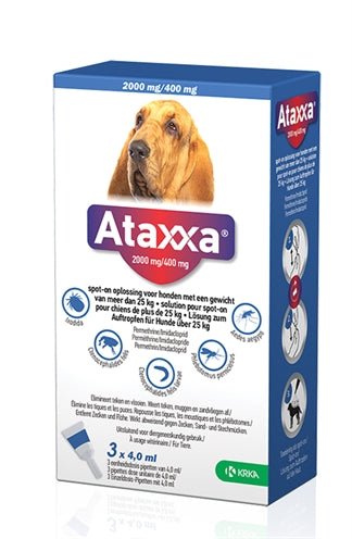 Krka Ataxxa Spot On Hond - Best4pets.nl