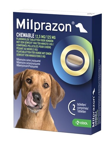 Krka Milprazon Kauwtabletten Ontwormingstabletten Hond - Best4pets.nl