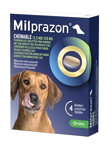 Krka Milprazon Kauwtabletten Ontwormingstabletten Hond - Best4pets.nl