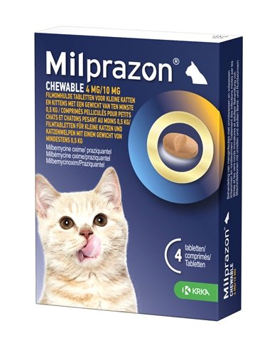 Krka Milprazon Kauwtabletten Ontwormingstabletten Kat - Best4pets.nl