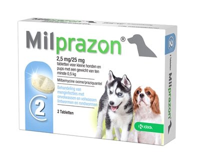 Krka Milprazon Ontwormingstabletten Hond - Best4pets.nl