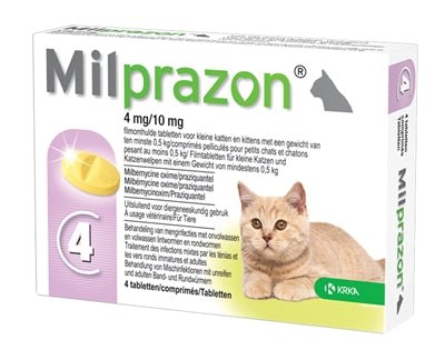 Krka Milprazon Ontwormingstabletten Kat - Best4pets.nl