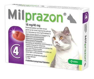 Krka Milprazon Ontwormingstabletten Kat - Best4pets.nl