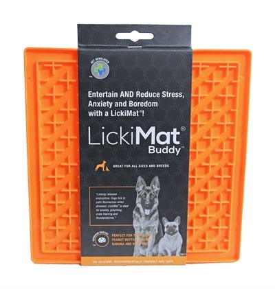 Lickimat Buddy Oranje - Best4pets.nl