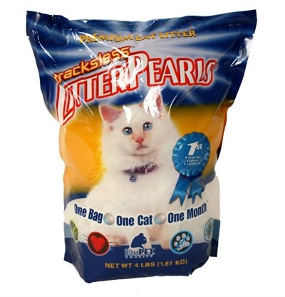 Litter Pearls Crystal Clear Litter Pearls Tracksless 4 LBS 1,8 KG - Best4pets.nl