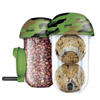 Lona Voersilo Combi D2 Camo Met Voedersilo En Mezenbolsilo - Best4pets.nl