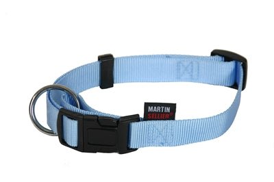 Martin Halsband Basic Nylon Blauw 16 MMX30 - 45 CM - Best4pets.nl