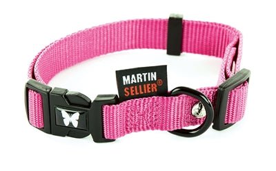 Martin Halsband Nylon Roze Verstelbaar - Best4pets.nl