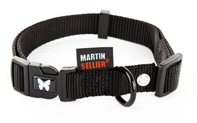 Martin Halsband Nylon Zwart Verstelbaar - Best4pets.nl