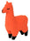 Martin Latex Lama Fluoriserend Oranje 14 CM - Best4pets.nl