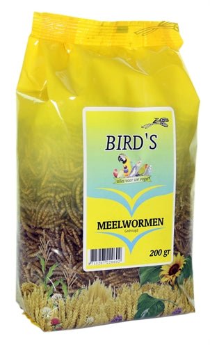 Meelwormen Gedroogd 200 GR - Best4pets.nl