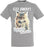 Merkloos T-Shirt Go Away Kat Grijs - Best4pets.nl