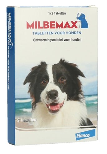 Milbemax Hond 10 - 50 KG 2 TBL - Best4pets.nl