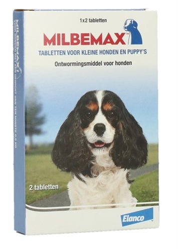 Milbemax Kleine Hond / Pup 0,5 - 10 KG 2 TBL - Best4pets.nl