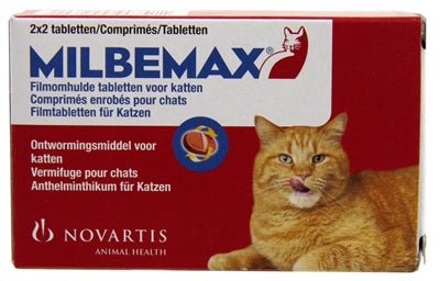 Milbemax Tablet Ontworming Kat LARGE 2X2 TABL - Best4pets.nl