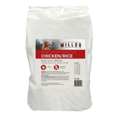 Millor Premium Extruded Fresh Adult Chicken / Rice - Best4pets.nl