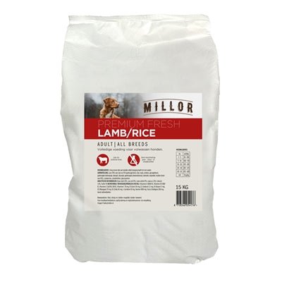 Millor Premium Extruded Fresh Adult Lamb / Rice - Best4pets.nl