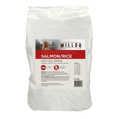 Millor Premium Extruded Fresh Adult Salmon / Rice - Best4pets.nl