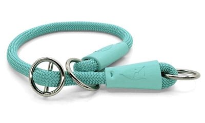 Morso Half Slip Halsband Hond Regular Rope Gerecycled Aquamarine Blauw - Best4pets.nl