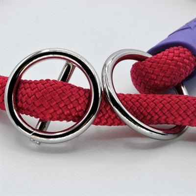 Morso Half Slip Halsband Hond Regular Rope Gerecycled Red Velvet Rood - Best4pets.nl