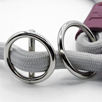 Morso Half Slip Halsband Hond Soft Rope Gerecycled Grey Grijs - Best4pets.nl